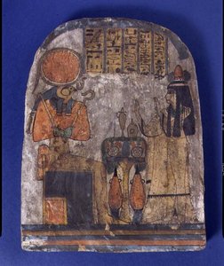 نصب Tentesamun التذكاري ، The Chantress of Amun ، من طيبة ، الفترة الانتقالية الثالثة (خشب مدهون) بواسطة الأسرة المصرية الثانية والعشرون