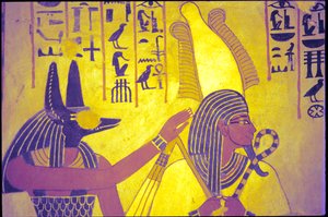 مصر القديمة، الرسم الجداري، مقبرة سنوفر، مقبرة النبلاء، طيبة بواسطة مصري مصري