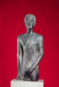 تمثال لحور من الإسكندرية ، ج .40 ق.م (بازلت) بواسطة Egyptian Ptolemaic Period