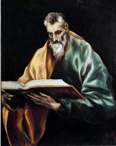 أبوتر سانت سيمون. لوحة لدومينيكوس ثيوتوكوبولوس ديت إل جريكو (1540-1614) بواسطة إل جريكو