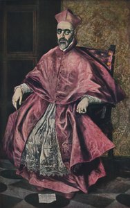 دون فرناندو نينو دي جيفارا ، صورة الكاردينال نينو دي جيفارا ، 1598 ، 1938 بواسطة إل جريكو
