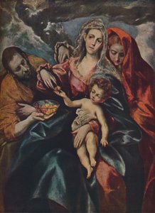 العائلة المقدسة ، العائلة المقدسة ، c1590 ، 1938 بواسطة إل جريكو