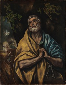 بوكمال النرويجية:  Den angrende Peter The Tears of Saint Peter (دموع القديس بطرس) بواسطة إل جريكو