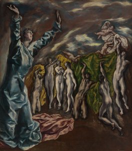 رؤية القديس يوحنا ، كاليفورنيا. 1608-14. بواسطة إل جريكو