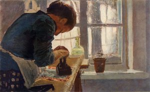 "The Washerwoman" أواخر القرن التاسع عشر ، 1965. بواسطة إيلينا دميترييفنا بولينوفا