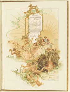 برنامج باليه لا بيرل لماريوس بيتيبا وريكاردو دريغو ، 1896.