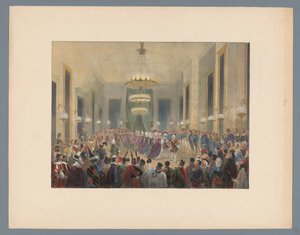 قاعة رقص حيث يرقص البافان ، 1845