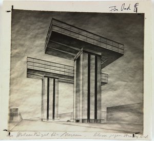 ناطحة سحاب Wolkenbügel في شارع Strastnoy في موسكو ، 1925
