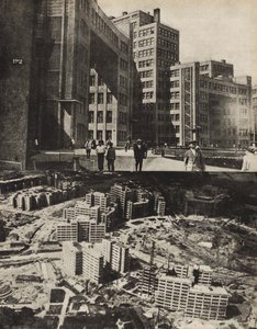 قصر جوسبروم مجمع الصناعة في مدينة خاركوف الأوكرانية ، 1933.