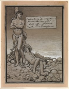 (رسم توضيحي لرباعيات عمر الخيام) الرجل الأخير بواسطة اليهو فيدر