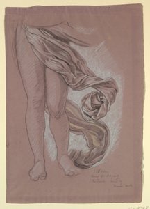 رسم، دراسة لأقمشة "فورتشن"، حوالي عام 1877