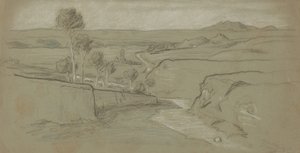 المناظر الطبيعية الرومانية ، ج. 1900. بواسطة اليهو فيدر