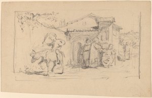 الابن والحمار ، ج. 1859. بواسطة اليهو فيدر