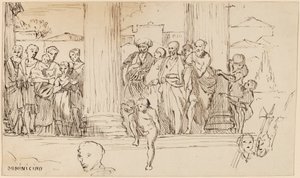 الدراسة بعد دومينيشينو ، ج. 1858. بواسطة اليهو فيدر