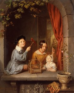 اللعب مع الطائر الأليف بواسطة إليزابيث أليدا هانين