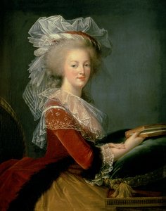 صورة لماري أنطوانيت (1755-1793) (زيت على قماش) بواسطة إليزابيث لويز (استوديو) فيجي ليبرون