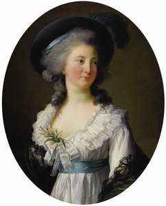 صورة للأميرة إلزبيتا إيزابيلا لوبوميرسكا نيتي كونتيسة تشارتوريسكا 1736-1816 بواسطة إليزابيث لويز فيجي ليبرون