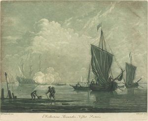 مشهد الشحن من مجموعة ألكسندر نيسبيت ، 1720. بواسطة إليشا كيركال