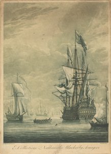 مشهد الشحن من مجموعة ناثانيال بلاكيربي ، 1720. بواسطة إليشا كيركال