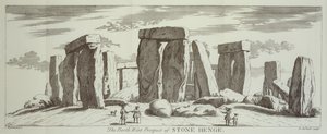 "احتمال الشمال الغربي من Stone Henge" ، 1725 بواسطة إليشا كيركال