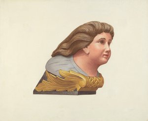 Figurehead من Schooner "Packet" بواسطة إليزابيث موتال