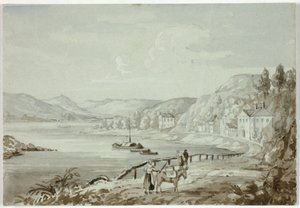 على نهر الراين (الصفحة اليمنى) ، والأم والطفل (ظهر) بواسطة إليزابيث موراي