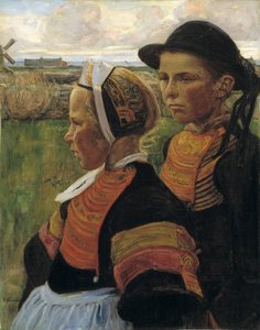 الأخ والأخت ، بنماركه ، كاليفورنيا. 1901.