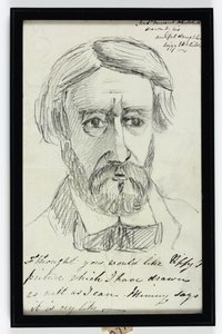 Sir St Vincent Keene Hawkins-Whitshed Bart (pencil on paper) بواسطة إليزابيث صوفيا هوكينز ويتشيد