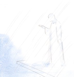 كما رسم الكاهن علامة الصليب المقدسة ، ومنحنا بركته ، كذلك فعل المسيح رئيس كهنتنا أيضًا. ، 2001 (w - c على الورق) بواسطة إليزابيث وانج