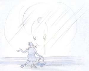 المسيح رقيق تجاهنا ، مهما كانت مزاجنا ، سواء كنا نسلم عليه في حزن ، أو مثل تلميذة في فرح صاخب. ، 2001 (w - c على الورق) بواسطة إليزابيث وانج