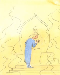 يمكن لله الآب أن يجذبنا في الصلاة ، من خلال مجده الناري ، حتى نتكئ على قلب الآب ، في الحميمية المباركة ، مثل طفل على صدر والدها واثق من سماع صوته. ، 2004 ( بواسطة إليزابيث وانج