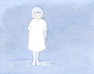 أظهر لي كيف أكون مثل طفل في رداء المعمودية ، بعد الحزن والتسامح والتكفير عن الذنب والتعويض. ، 2000 (w - c على الورق) بواسطة إليزابيث وانج