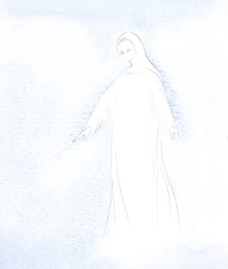 لقد أعطيت لمحة عن كرامة أمنا القديسة مريم والمجد الذي تتلقاه الآن في السماء. ، 2001 (w - c على الورق) بواسطة إليزابيث وانج