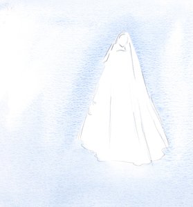 سيدتنا العزيزة لم تتحدث عن الكفارة ؛ كانت تعرف أسرار قلبي بالكامل ، والتي أريتها لها منذ فترة طويلة. ، 2001 (w - c على الورق) بواسطة إليزابيث وانج