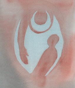 عندما نتوب عن خطايانا ، يحتضننا الله الآب في حركة سريعة من الغفران ، 2001 (w - c على الورق) بواسطة إليزابيث وانج