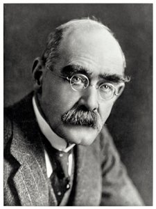 روديارد كيبلينج (1865-1936) الكاتب الإنجليزي أكثر ما يتذكره الكاتب قصائده "Just So Stories" و "The Jungle Book". بواسطة استوديو إليوت وفراي للتصوير الفوتوغرافي