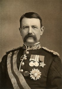 "اللفتنانت جنرال السير تشارلز وارن ، GCMG" ، 1900.