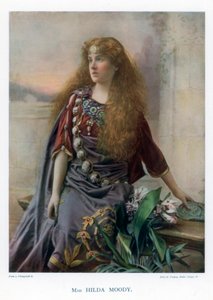 هيلدا مودي ، ممثلة بريطانية ، 1901.