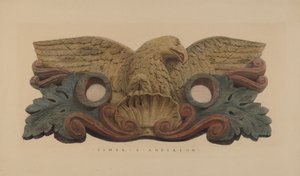 حامل خرطوم بشارة شركة النار بواسطة إلمر جي أندرسون