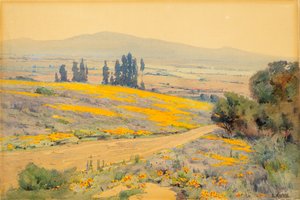 المناظر الطبيعية لربيع كاليفورنيا ، كاليفورنيا. 1920. بواسطة إلمر السمان