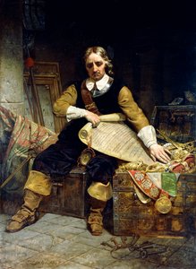 أوليفر كرومويل ، 1867 بواسطة إيمانويل جوتليب لوتز