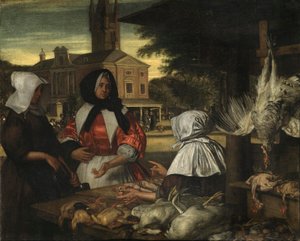 The Birdmarket ، أمستردام ، c.1660-70