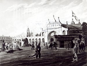 مكان السوق ، نقش دانيال هافيل (1785-1826) 1820 بواسطة Emeric Essex Vidal