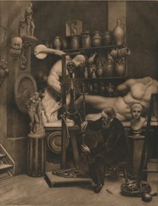 السيد هيذرليز هوليداي: حادثة في حياة الاستوديو ، c1874. بواسطة ايمري ووكر