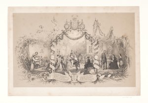 صحيفة تذكارية حول عودة القوات بعد الحرب 1848-1850 بواسطة يوهان فريدريك هوكيرت