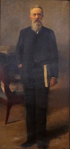صورة للمؤلف نيكولاي ريمسكي كورساكوف 1844-1908 ، ج. 1900 بواسطة اميل اوسكاروفيتش فيزل