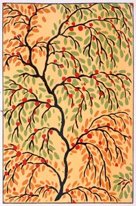 باقات وأوراق الشجر حوالي عام 1925 (لون ليثو) بواسطة إميل ألين صغي