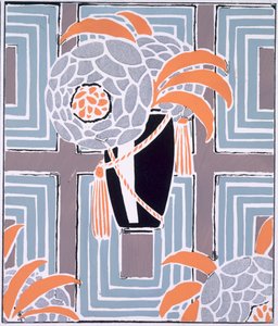 الزهور وأوراق الشجر ، نُشرت حوالي عام 1925 (لون ليثو) بواسطة إميل ألين صغي