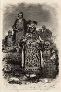 خطيب وفلاحون من الحدود الرومانية ، نقش بعد الرسم الذي رسمه إميل بايارد ، يوضح الرحلة إلى بلغاريا ، بقلم غيوم ليجان ، في عام 1867 ، نُشر في "" Le tour du monde "" 1873 ، حرره إدوارد شارتون ، طبعة Hachette ، باريس . حد ذاتها بواسطة إميل أنطوان بايارد
