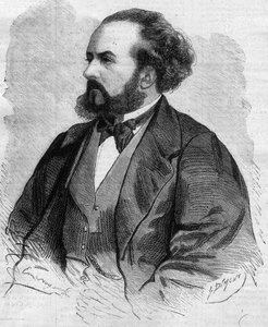صورة لجوستاف هيبوليت (غوستاف هيبوليت) روجر (1815-1879) ، التينور الفرنسي - رسم بواسطة إميل بايارد بواسطة إميل أنطوان بايارد